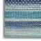 Homeroots 4 x 6 ft. Navy Blue Ornate Stripes Area Rug 385597 - alternate 1